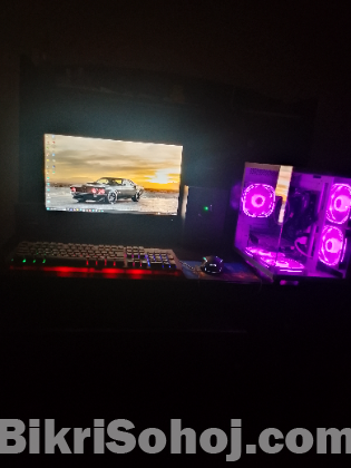 Single monitor and Gaming PC Ryzen 5 5500g